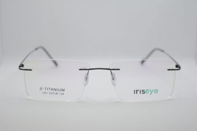 IRIS EYE TITANIUM RECTANGLE FRAMES- BLACK