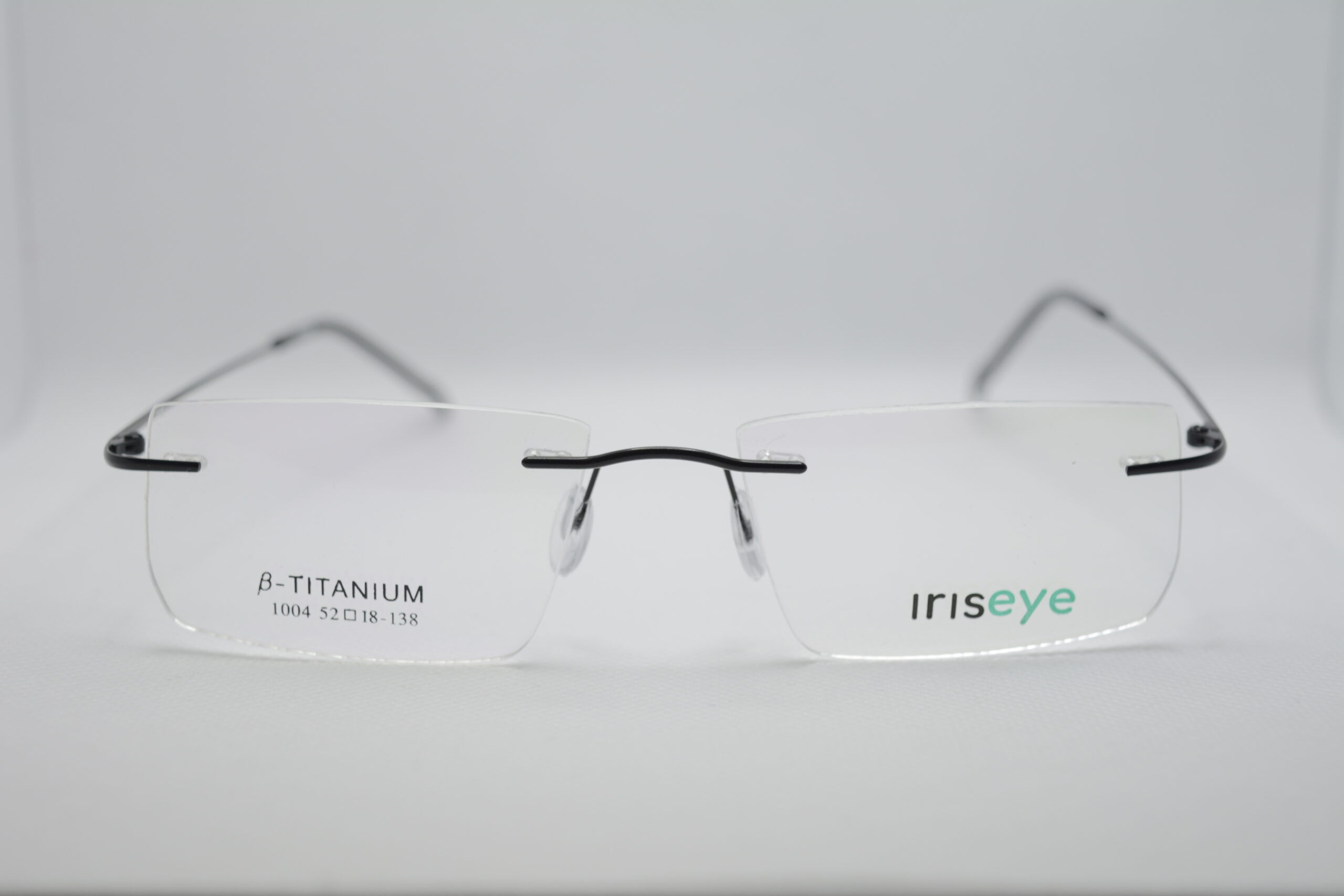 IRIS EYE TITANIUM RECTANGLE FRAMES- BLACK