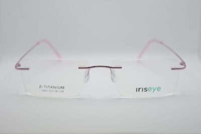 IRIS EYE TITANIUM RECTANGLE FRAMES- PINK