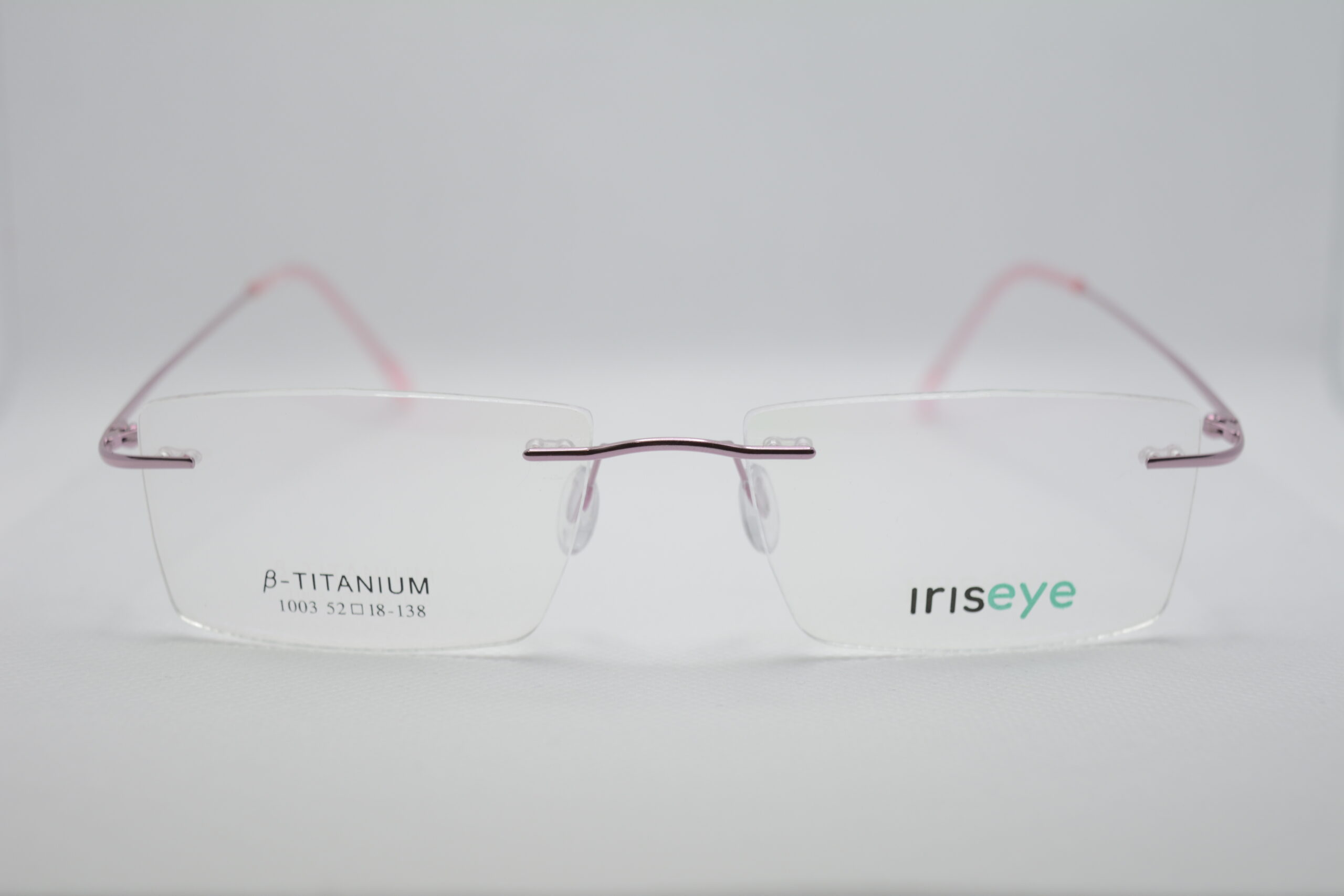 IRIS EYE TITANIUM RECTANGLE FRAMES- PINK