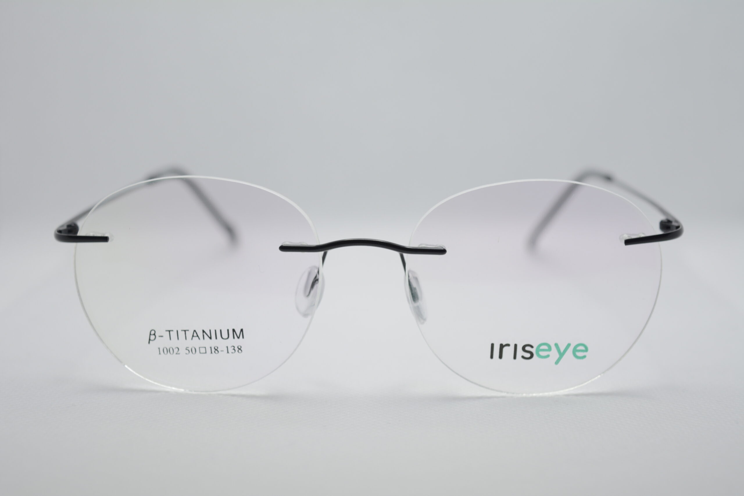 IRIS EYE FRAMELESS TITANIUM ROUND- BLACK