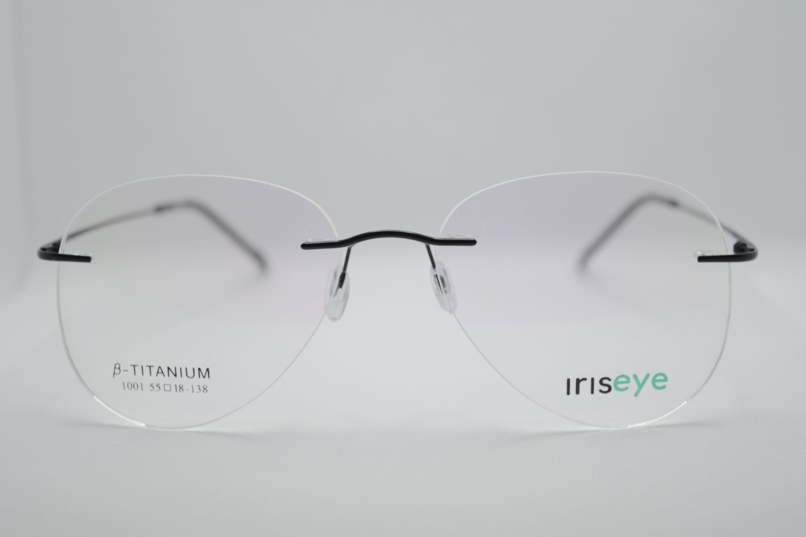 IRIS EYE TITANIUM AVIATOR FRAMES- BLACK