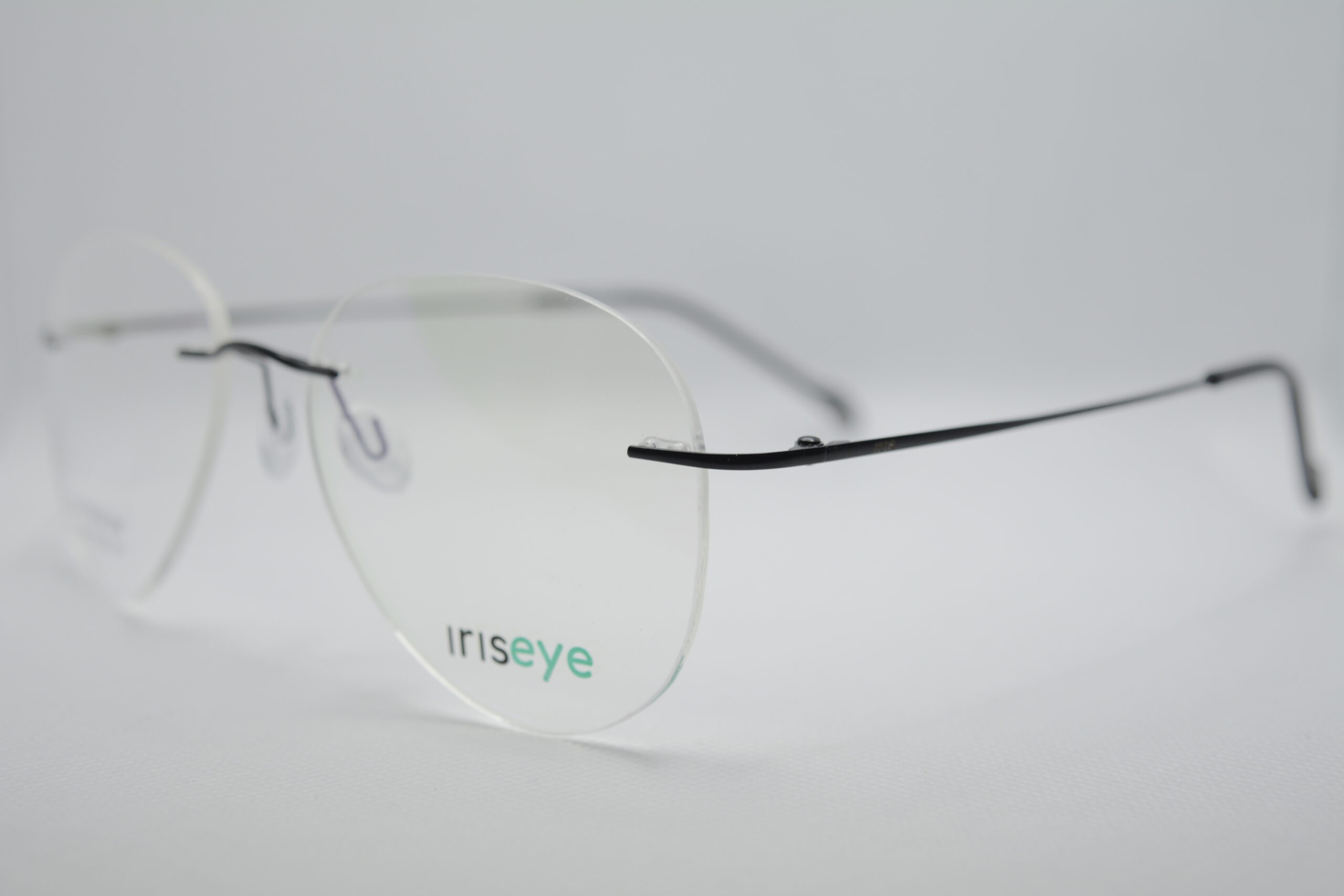 IRIS EYE TITANIUM AVIATOR FRAMES- BLACK - Image 2