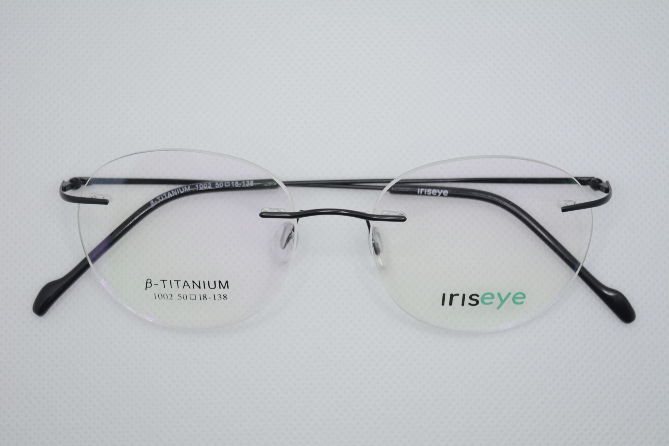 IRIS EYE FRAMELESS TITANIUM ROUND- BLACK - Image 3